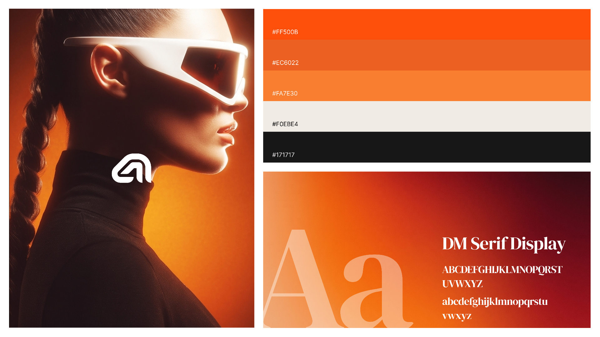 One typeface and one accent colour. That was enough, so I stopped there.